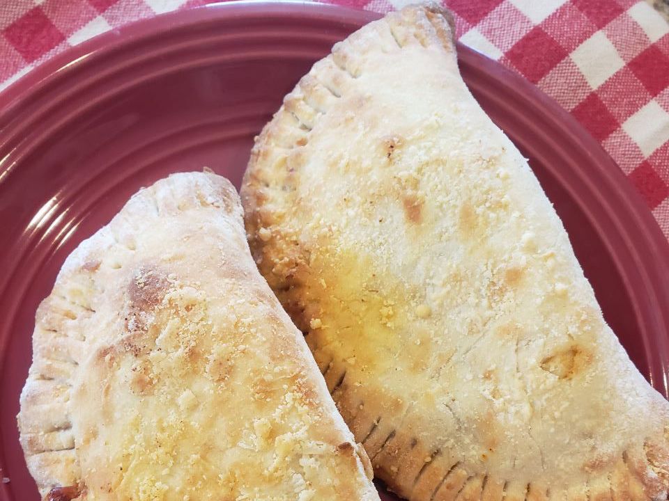 Air Fryer Calzones with Two-Ingredient Dough Recipe