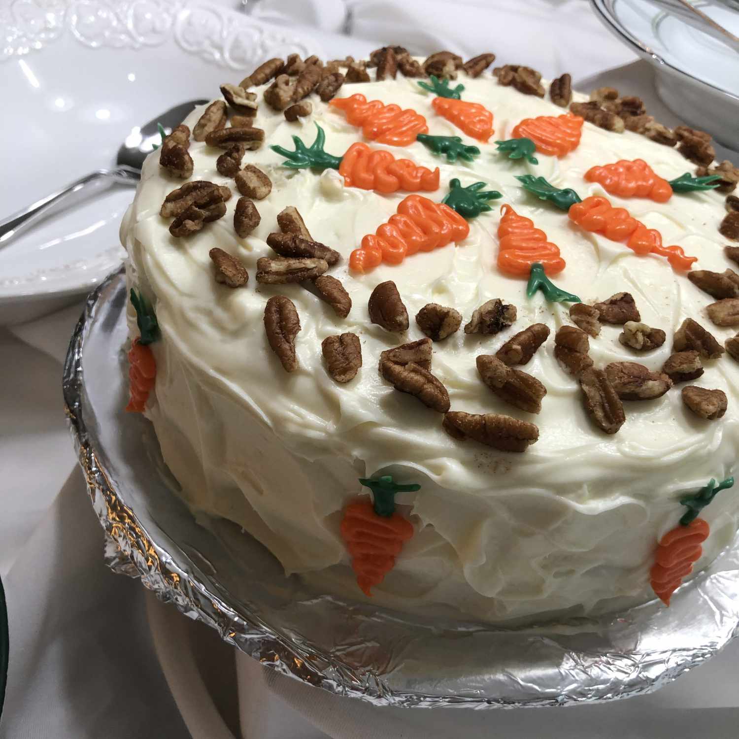 Carrot Cake with Pineapple Cream Cheese Frosting Recipe