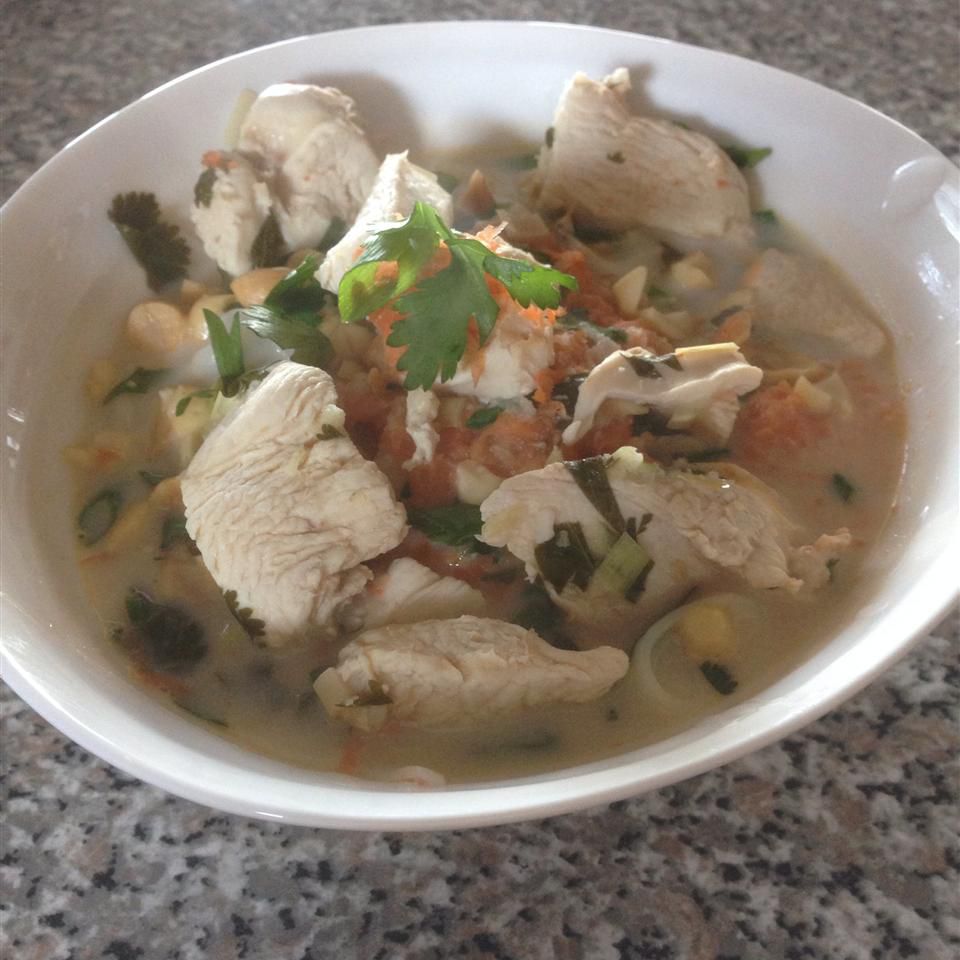 Chicken in Lemongrass Coconut Broth Recipe