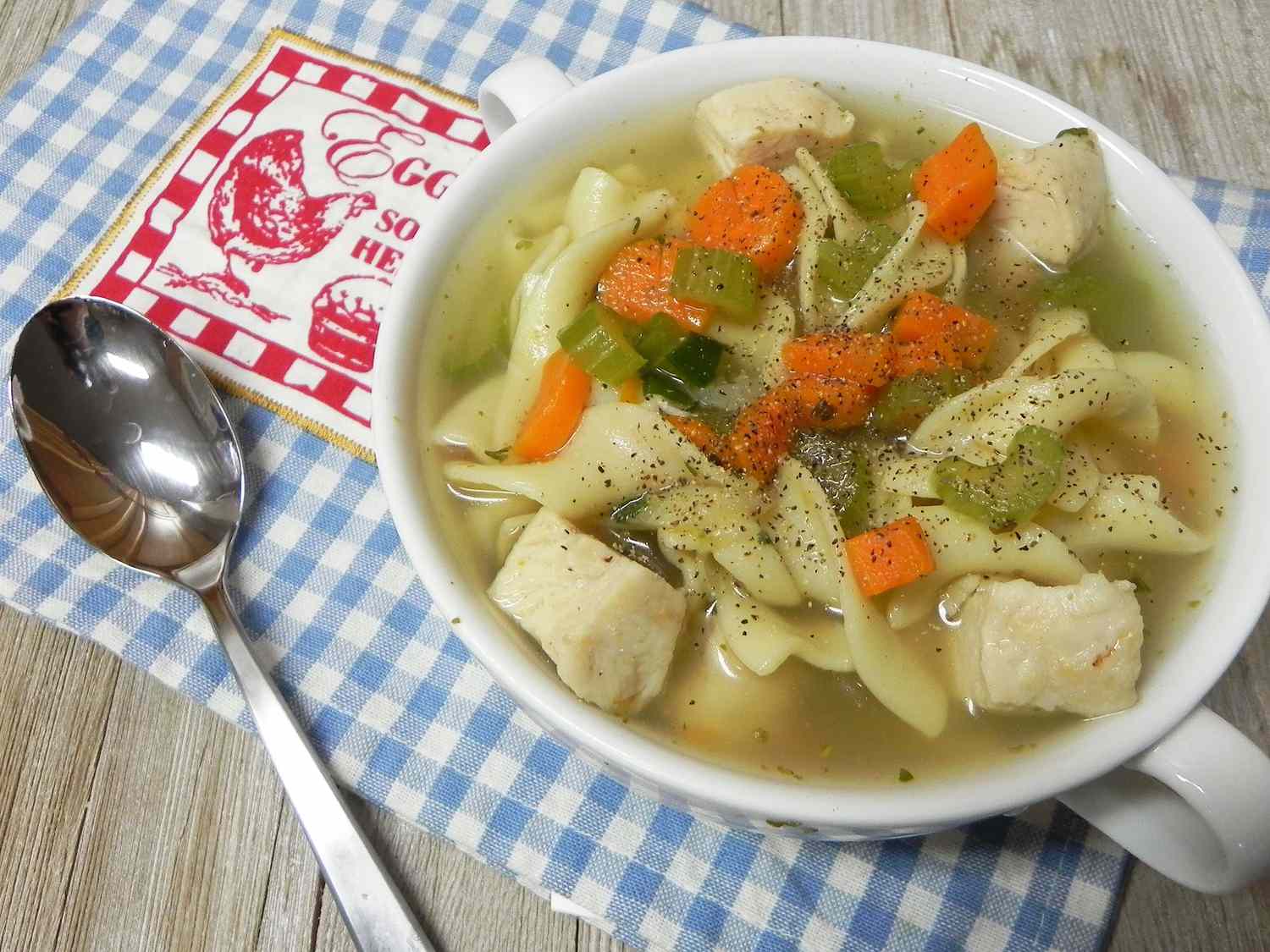 Super Easy Chicken Noodle Soup Recipe