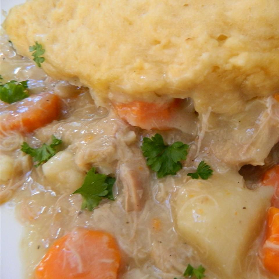 Mom's Chicken and Dumplings (Slow Cooker Version) Recipe