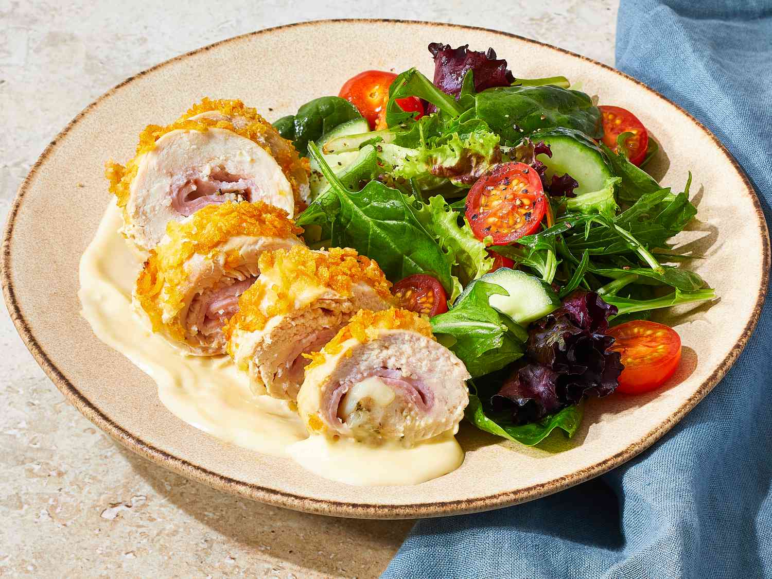 Cordon Bleu Chicken Rolls Recipe