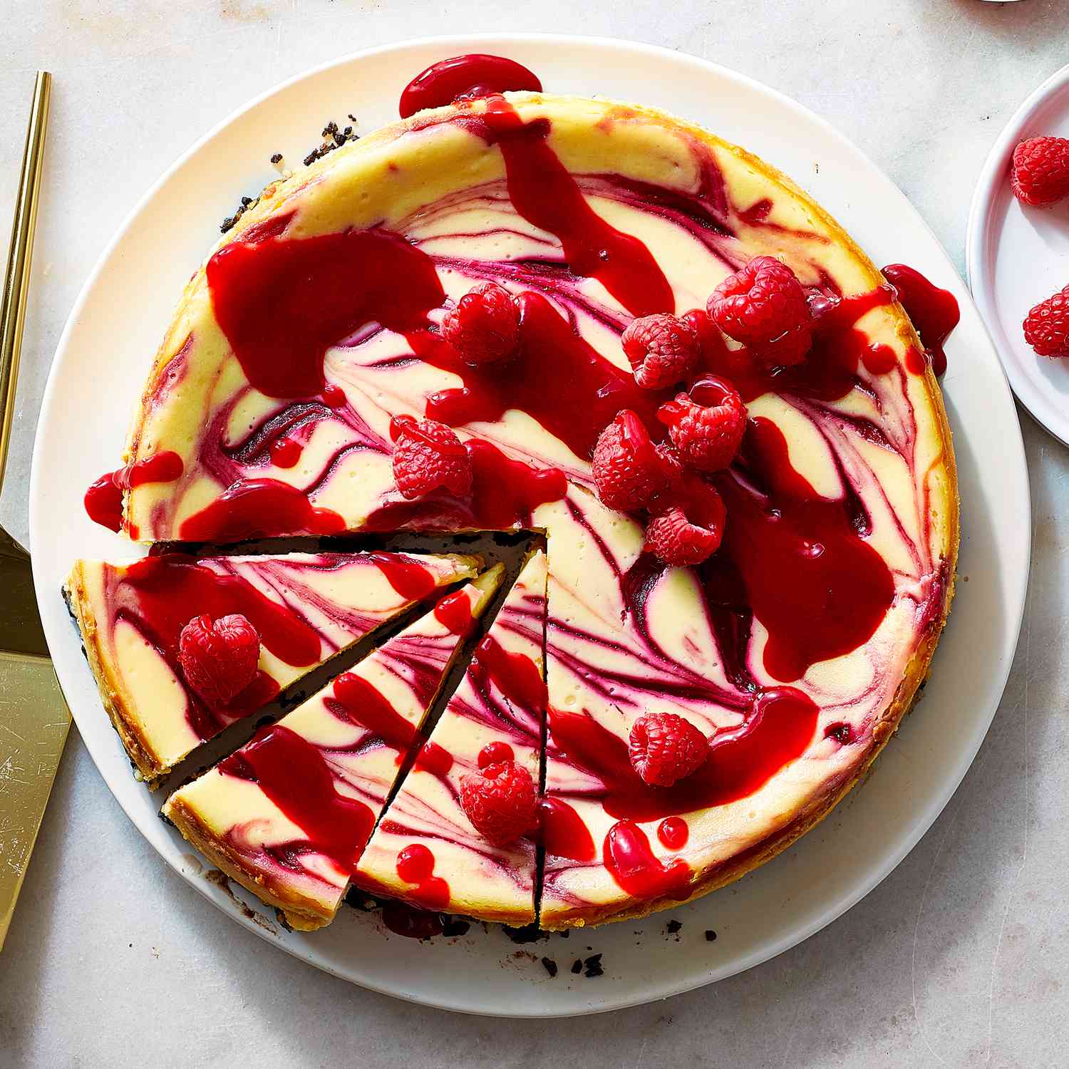 White Chocolate Raspberry Cheesecake Recipe