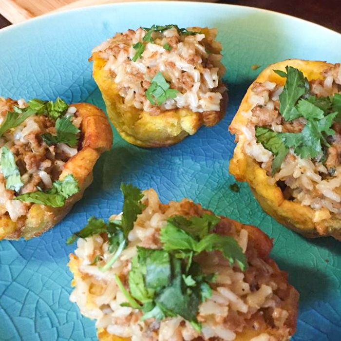 Tostones Rellenos (Stuffed Plantain Cups) Recipe