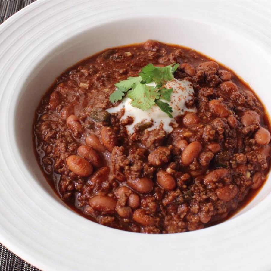 Beef, Bean, and Beer Chili Recipe