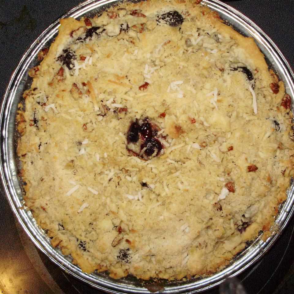 Coconut Streusel Cherry Pie Recipe