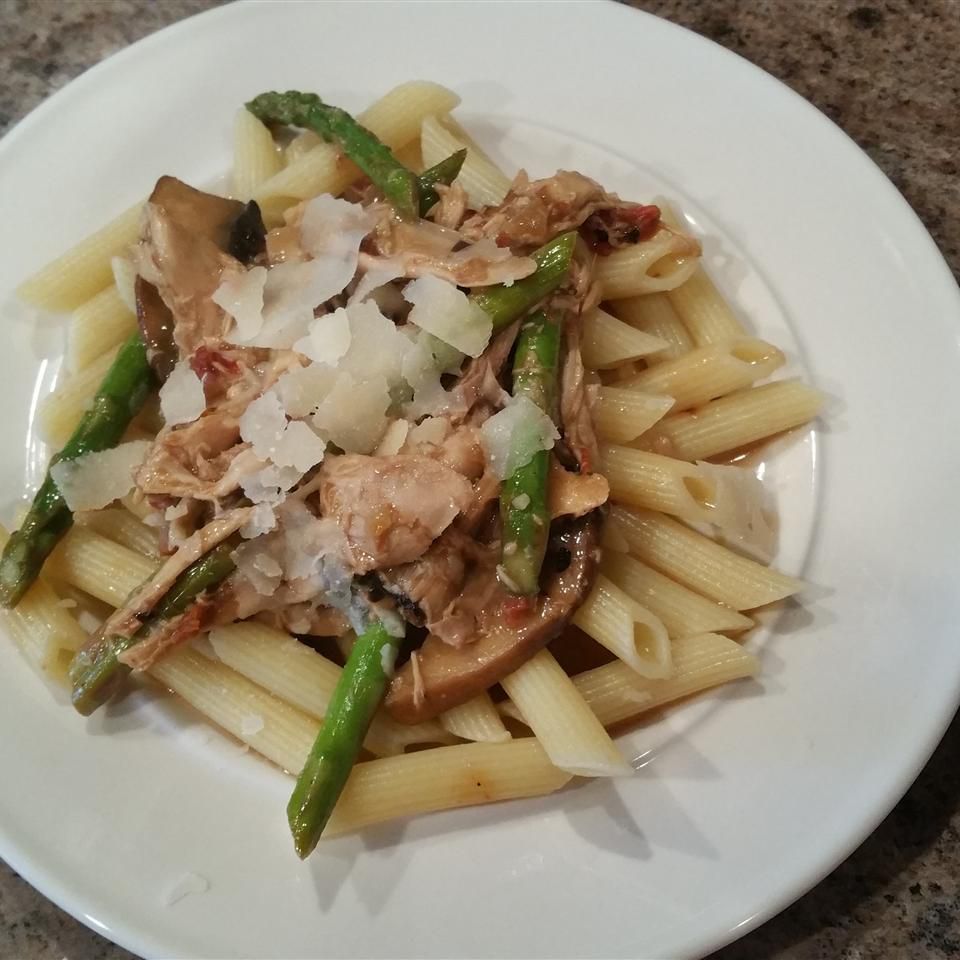 Marsala Cream Chicken with Asparagus Recipe