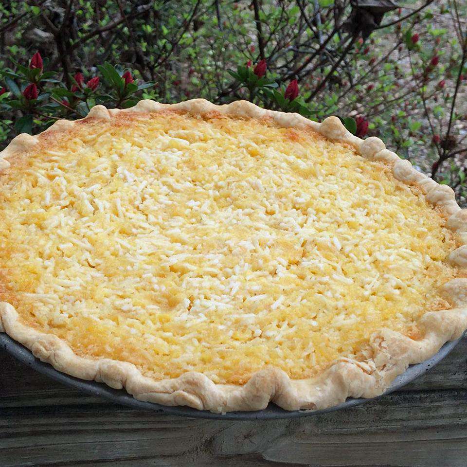 Pineapple Coconut Chess Pie Recipe