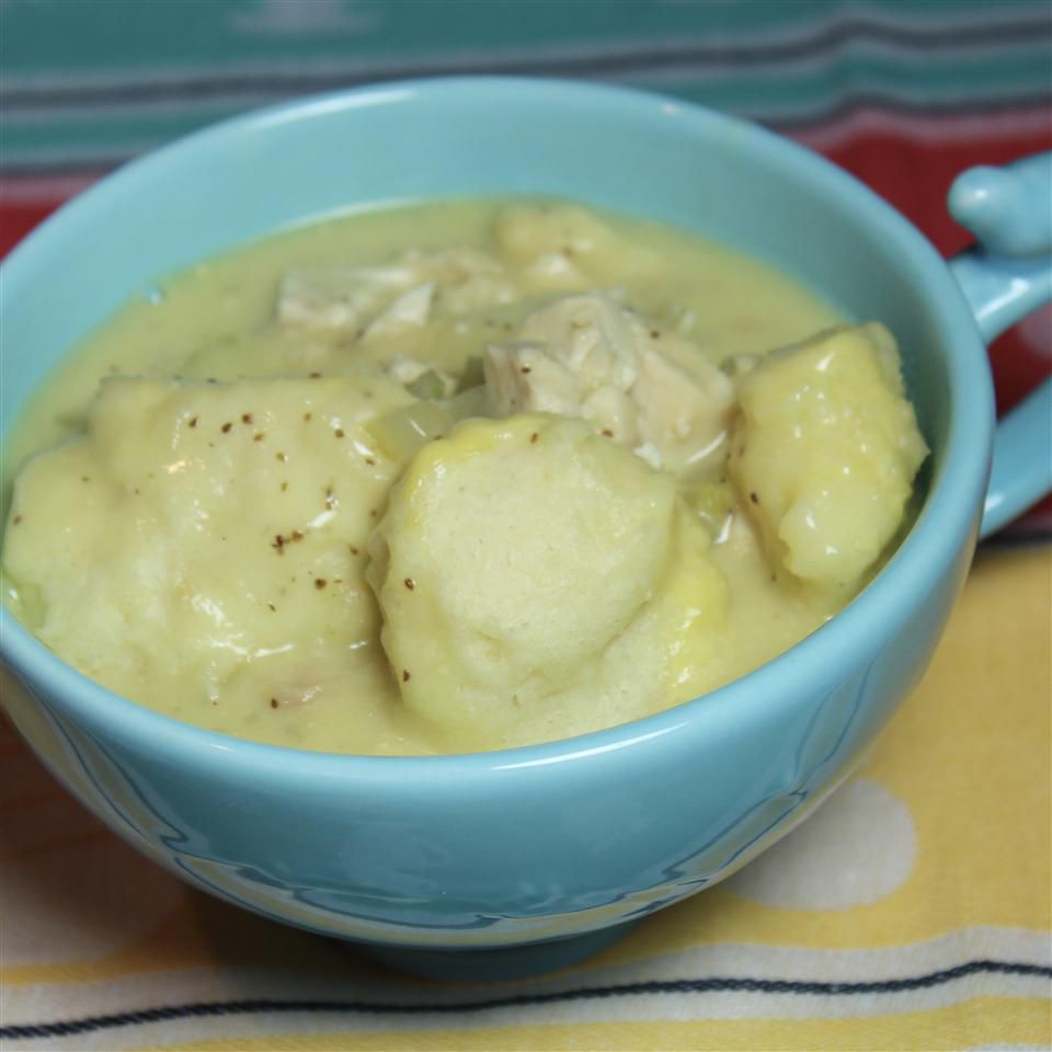 Lighter Chicken and Dumplings Recipe