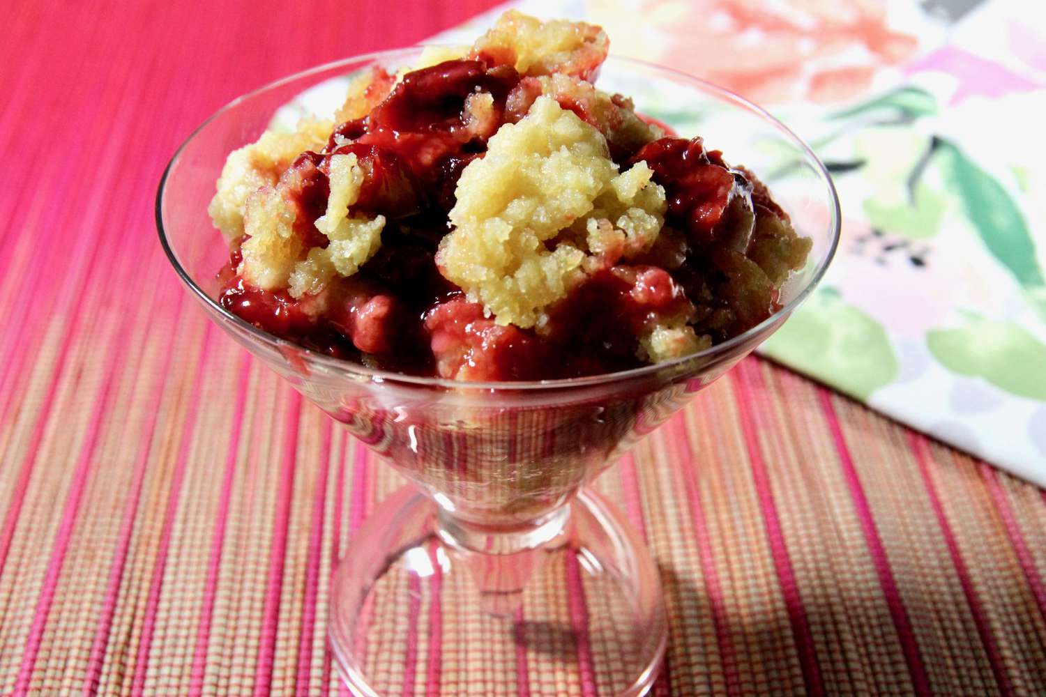 4-Ingredient Slow Cooker Cherry Cobbler Recipe