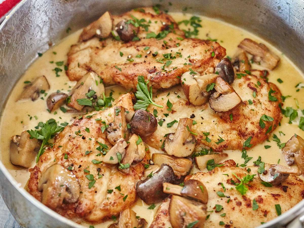 Chicken Marsala Over White Rice Recipe