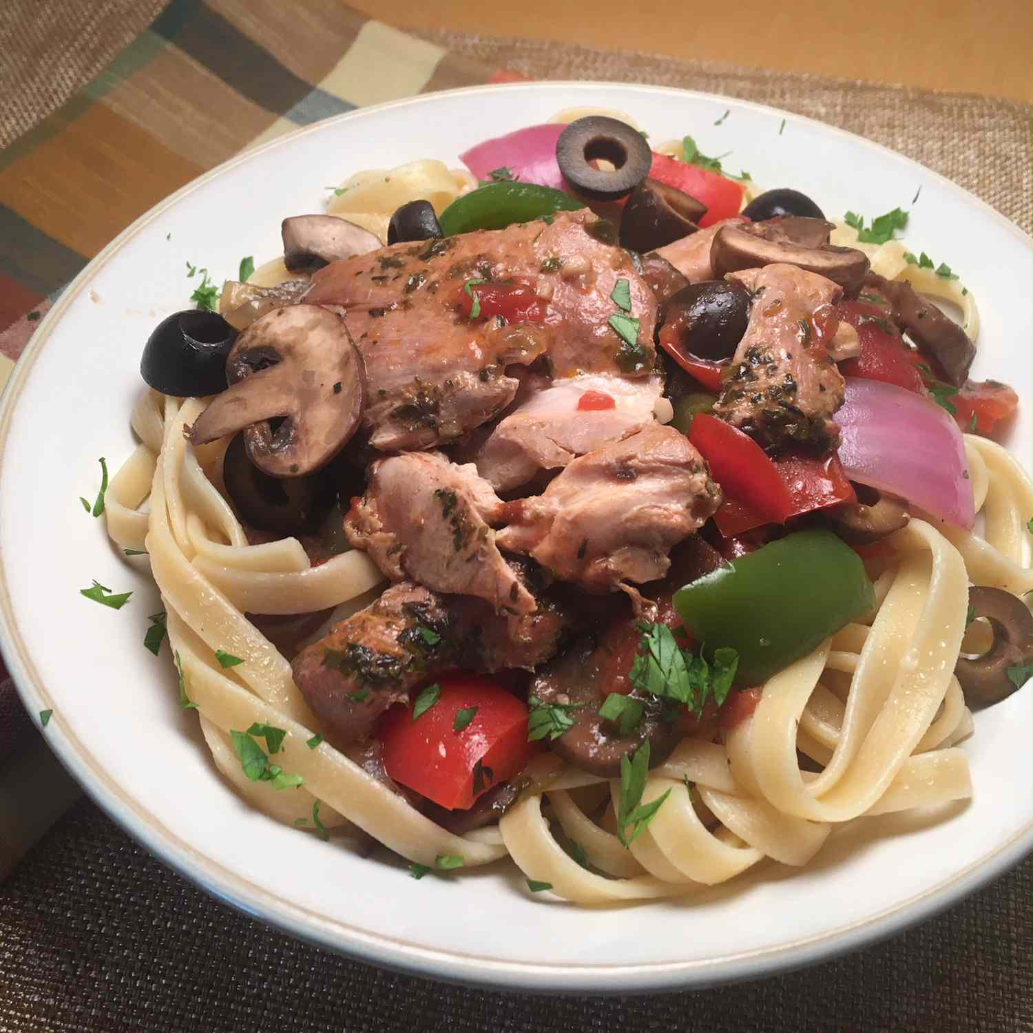 Elise's Slow Cooker Chicken Cacciatore Recipe