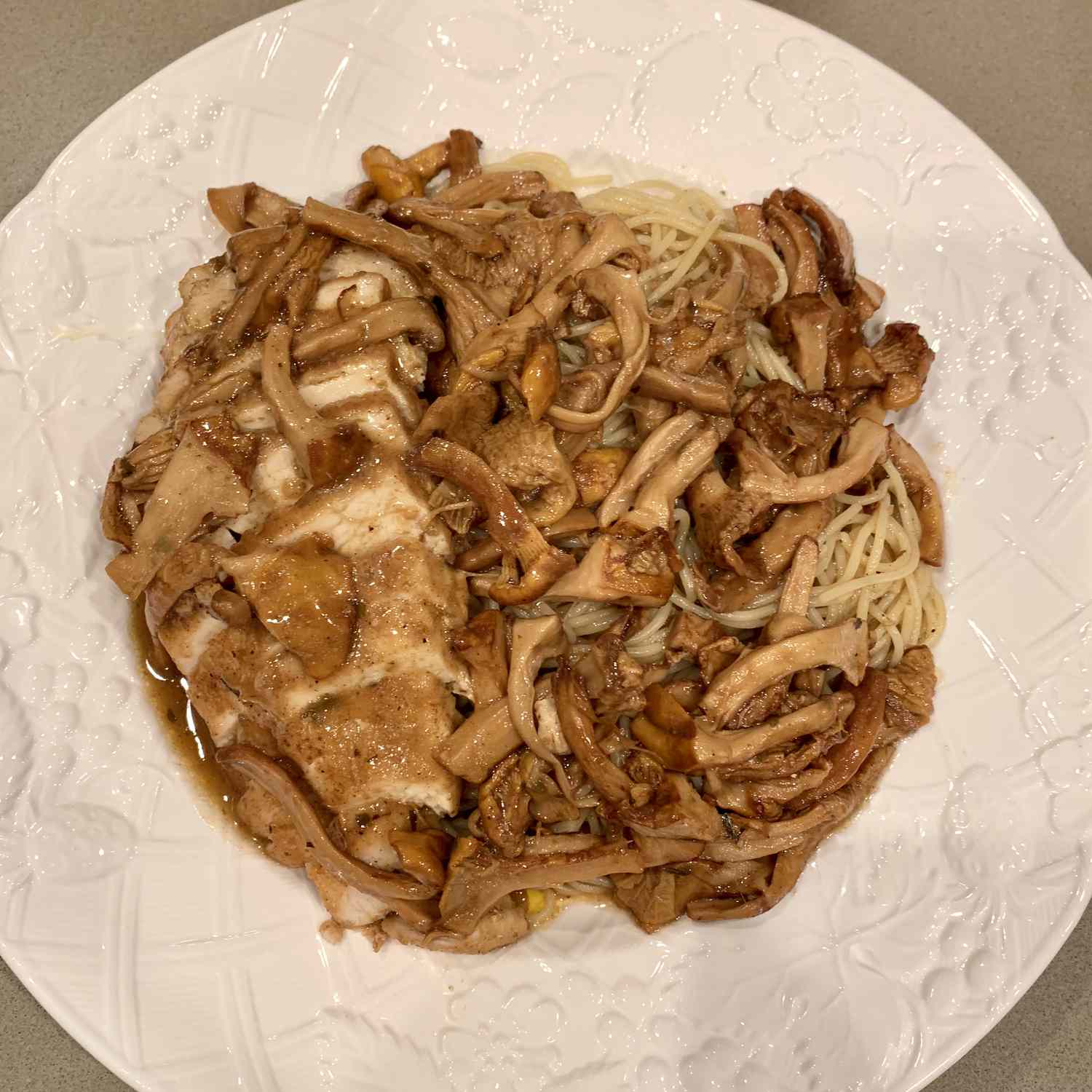 Chicken with Chanterelle Mushrooms and Marsala Wine Recipe