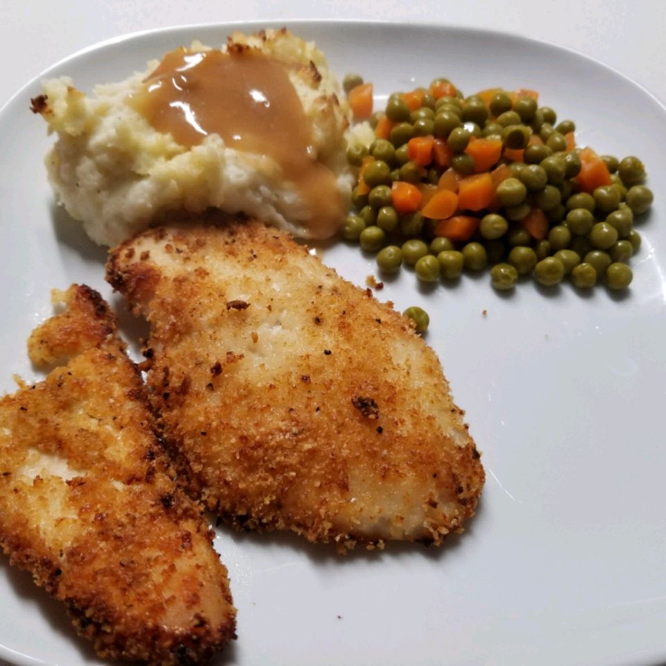 Quick Crispy Parmesan Chicken Breasts Recipe