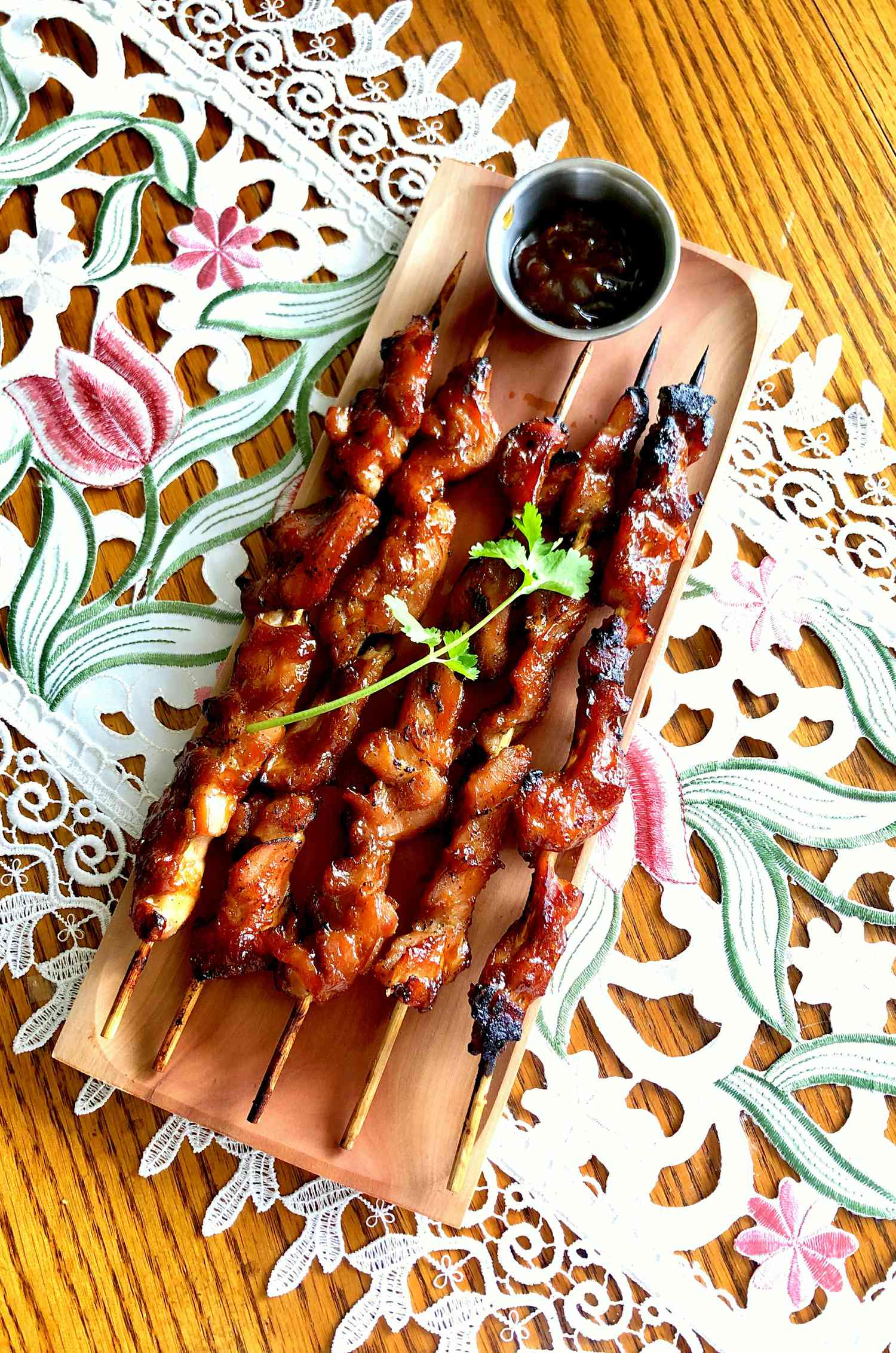 Teriyaki Chicken Thigh Skewers Recipe