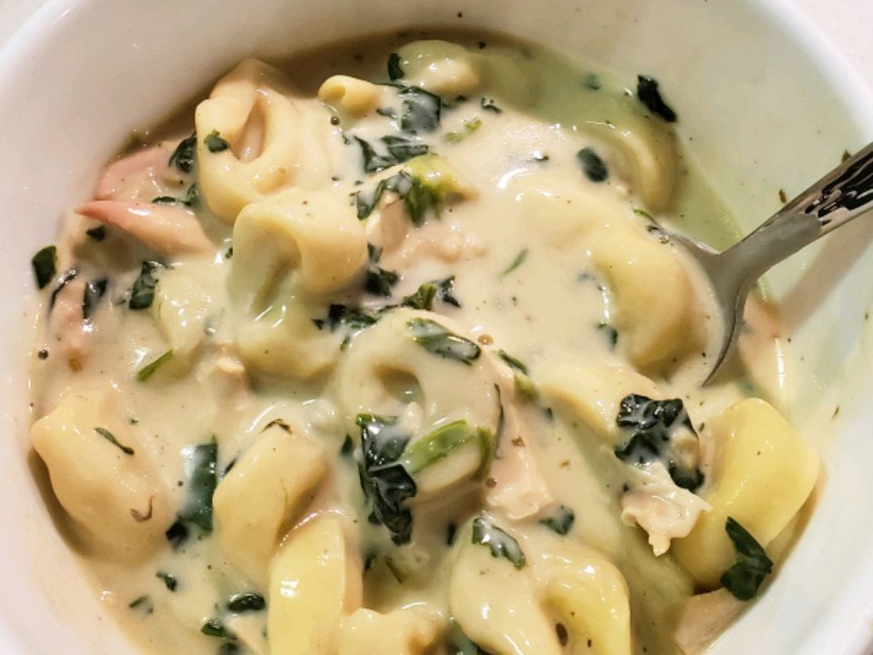 Creamy Chicken Tortellini Soup Recipe