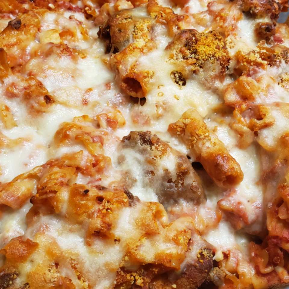 Chicken Parmesan Pasta Casserole Recipe