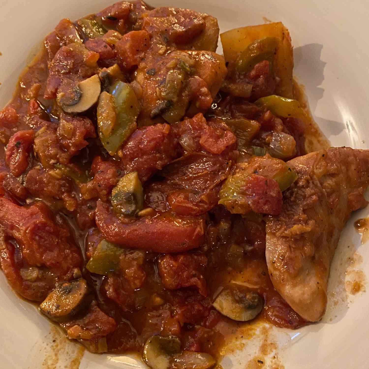 Mom's Chicken Cacciatore Recipe