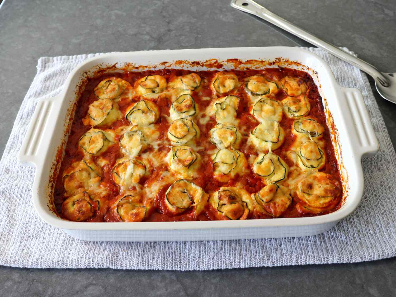 Zucchini Roll Lasagna on Turkey Bolognese Recipe