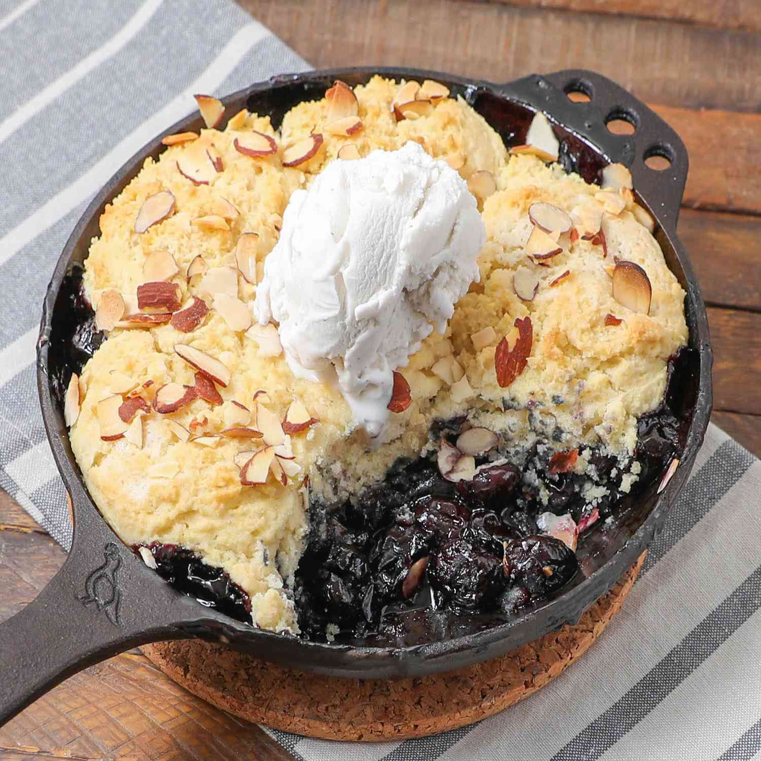 Skillet Cherry Cobbler (Gluten-Free) Recipe