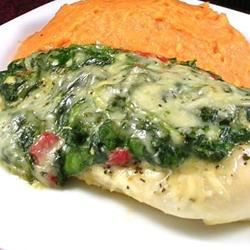 Spinach Chicken Parmesan Recipe