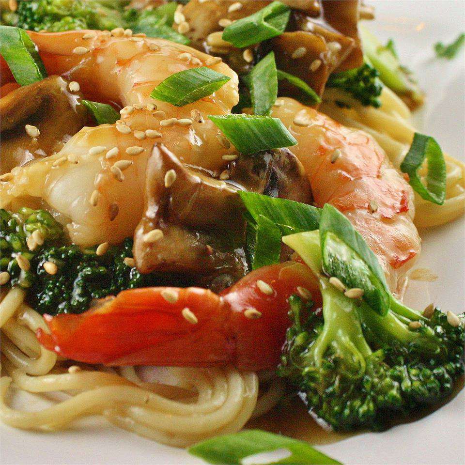 Shrimp with Broccoli in Garlic Sauce Recipe