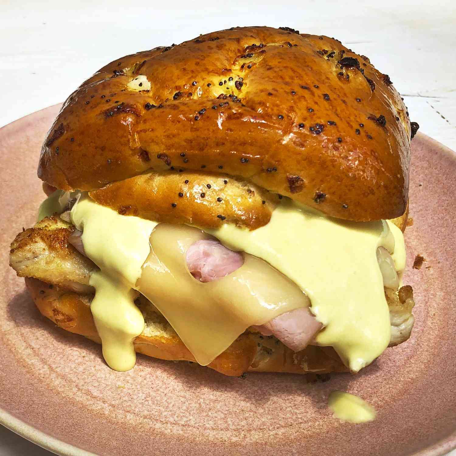 Chicken Cordon Bleu Burgers Recipe