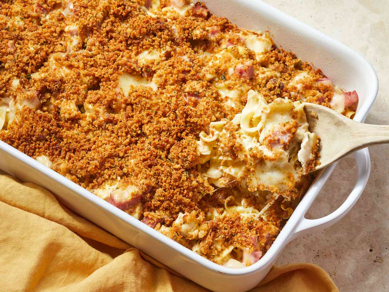 Creamy Chicken Cordon Bleu Casserole Recipe