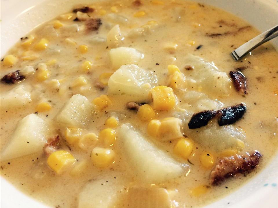 Cheesy Corn Chowder Recipe