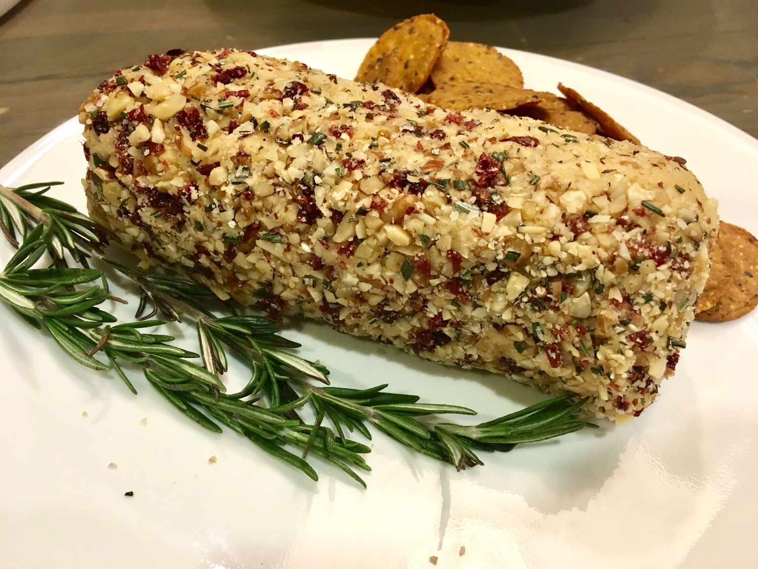 Homemade Vegan Cheese with Cranberries Recipe