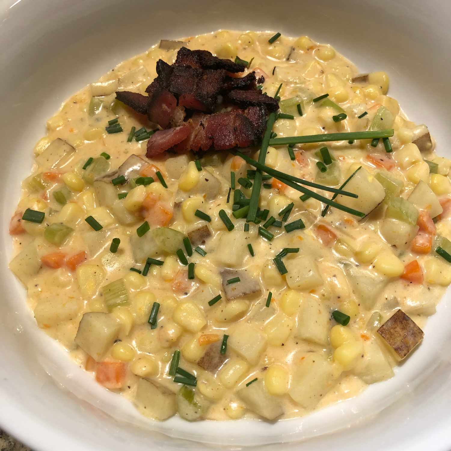 Potato, Bacon, and Corn Chowder Recipe