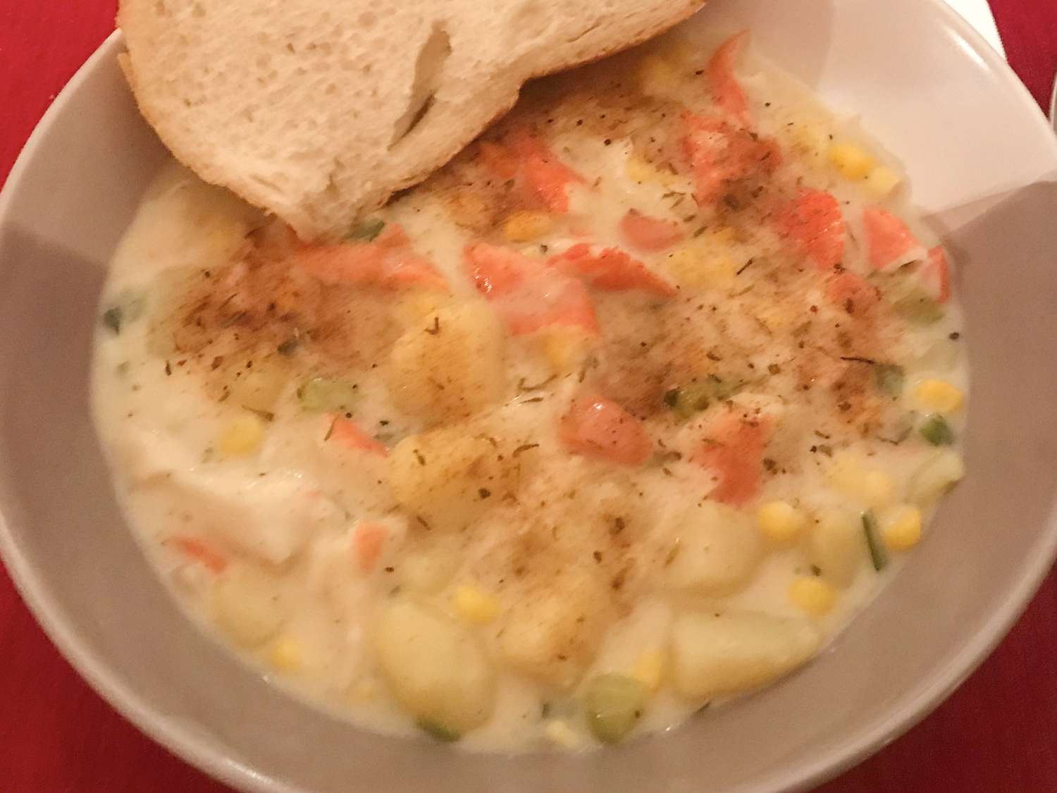 Crab Chowder Recipe