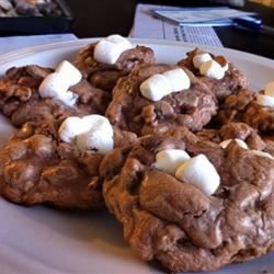 Chocolate Rocky Road Cookies Recipe