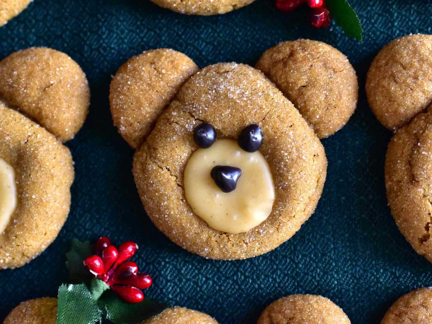 Gingerbear Thumbprint Cookies Recipe