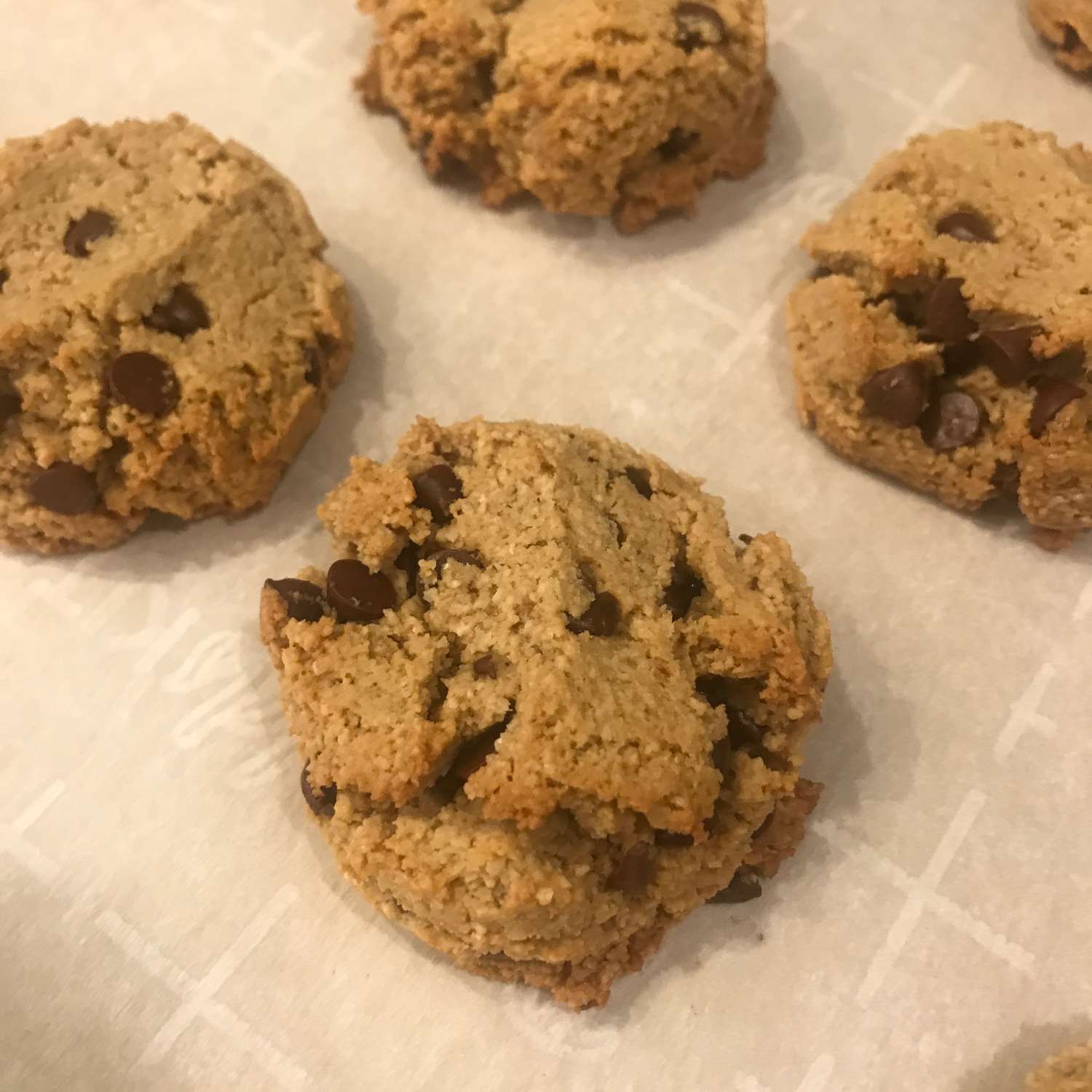 Gluten-Free Almond Flour Chocolate Chip Cookies