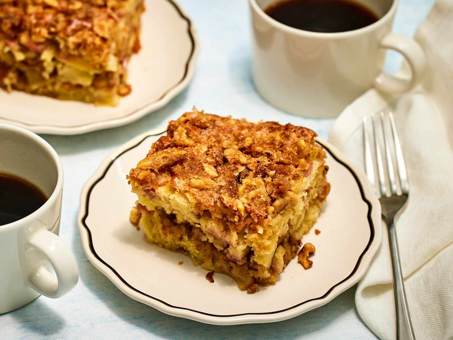 Apple Crumble Coffee Cake Recipe