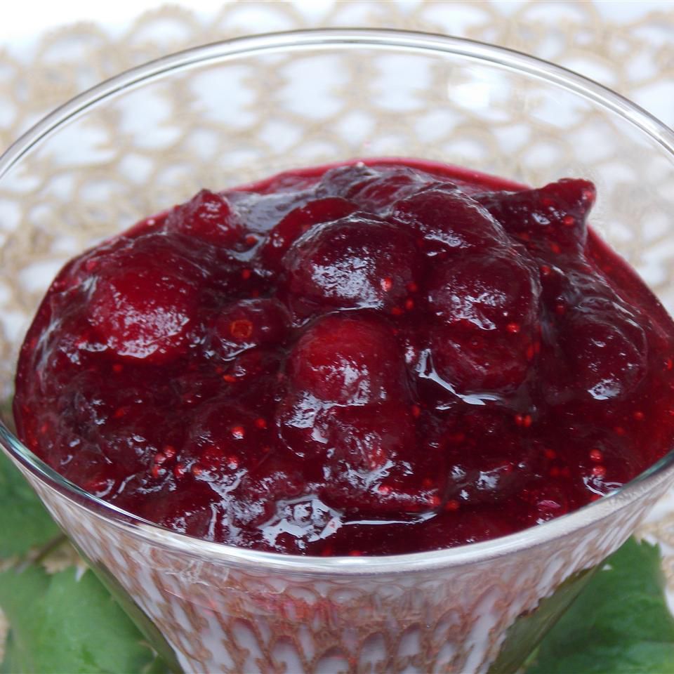 Ginger-Cinnamon Cranberry Sauce Recipe