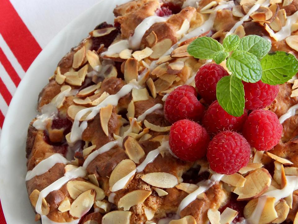 Raspberry Almond Coffee Cake Recipe