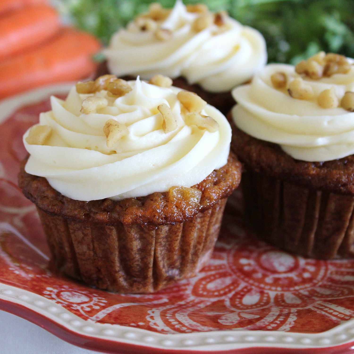 Carrot Cupcakes with White Chocolate Cream Cheese Icing Recipe