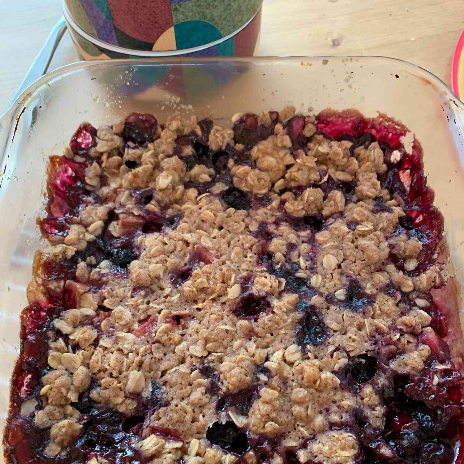 Blueberry Rhubarb Crisp Recipe