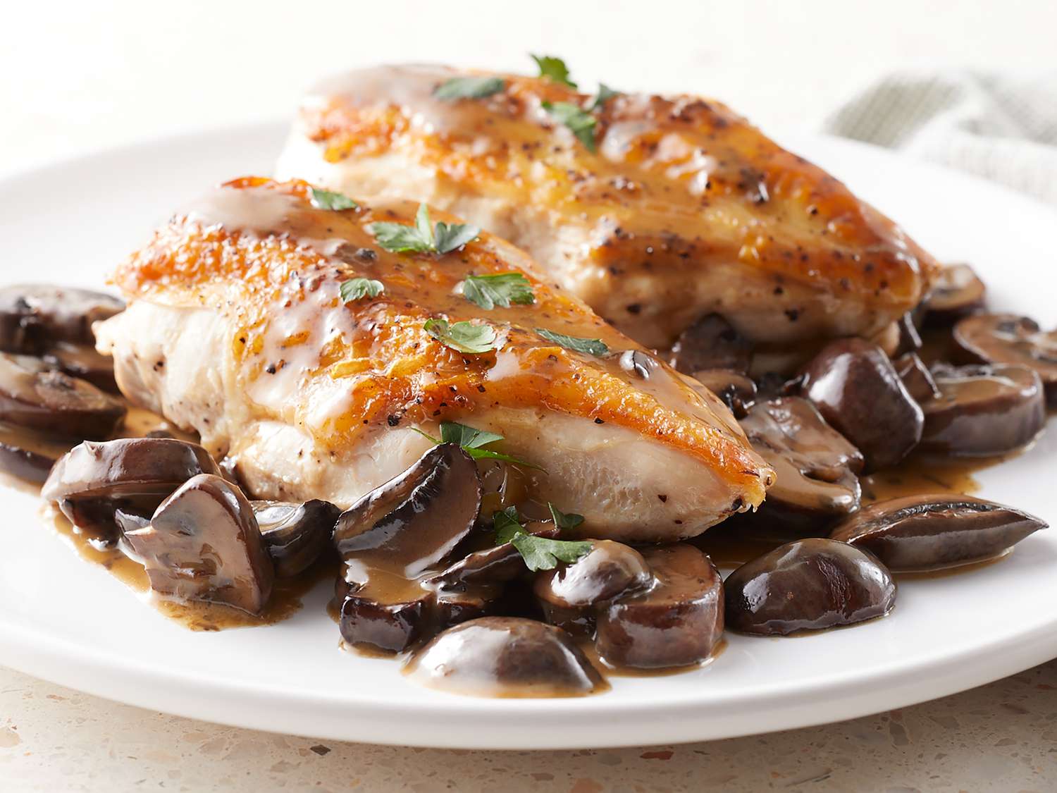 Chef John's Chicken and Mushrooms Recipe