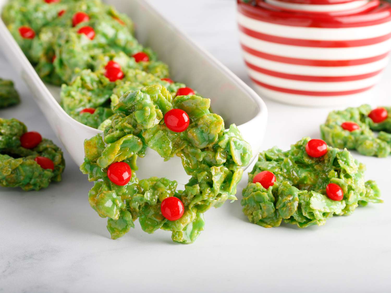 Christmas Cornflake Wreath Cookies Recipe