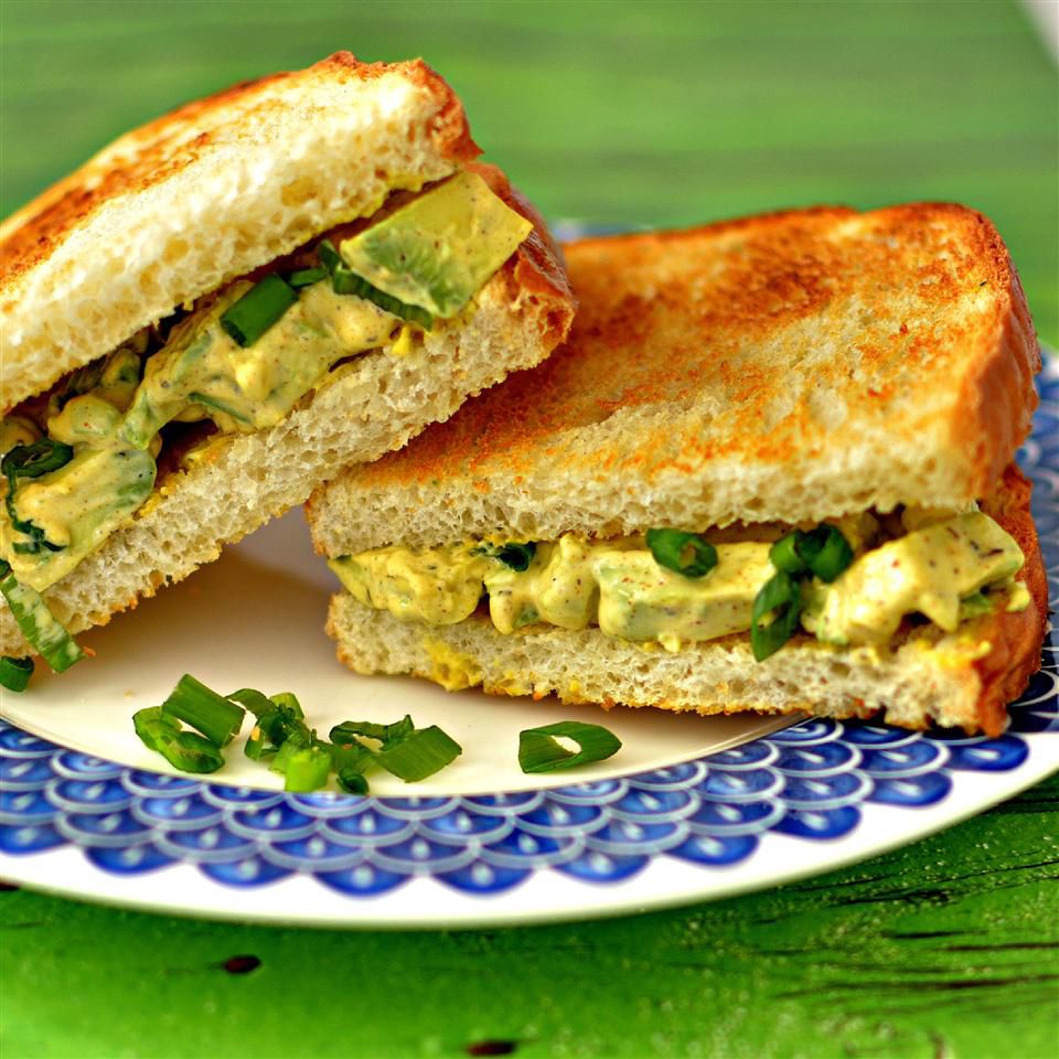 Egg-Style Avocado Salad Sandwiches Recipe