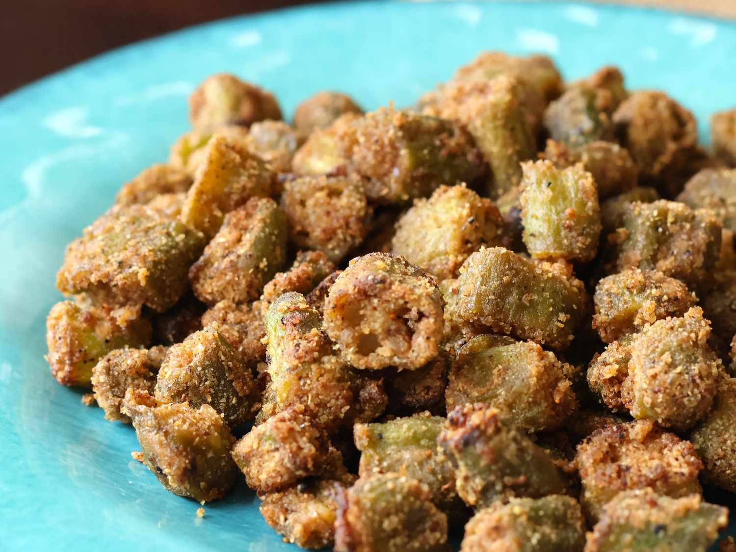 Kurkuri Bhindi (Crispy Okra) in the Air Fryer Recipe