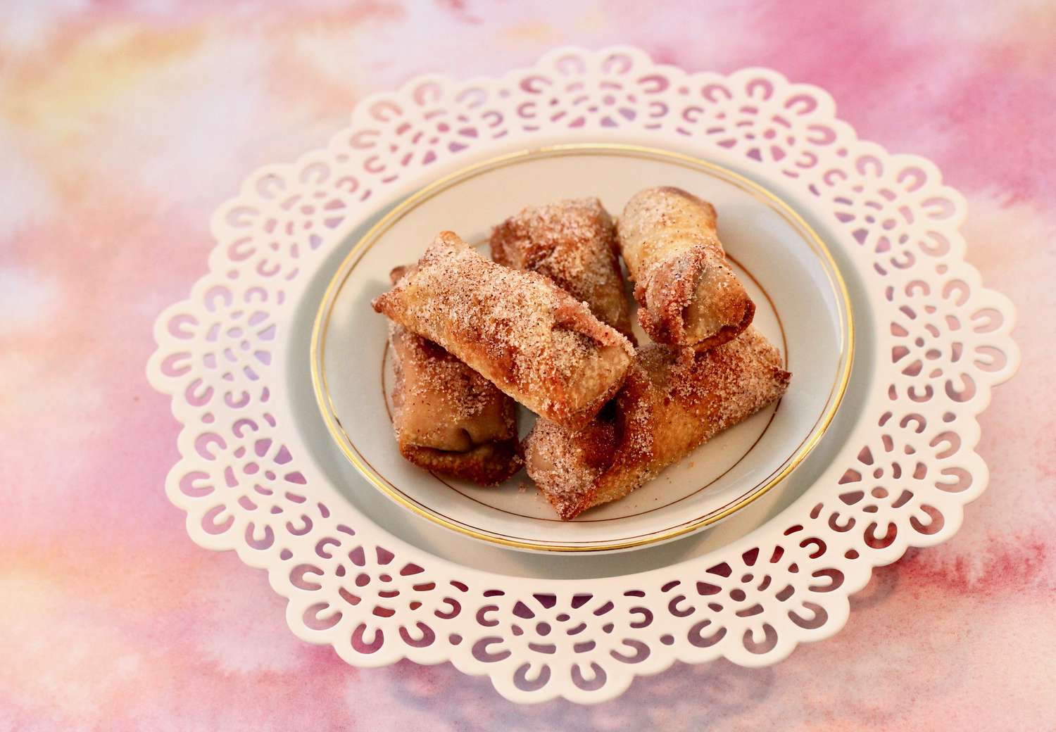 Air-Fried Double Cherry Mini Egg Rolls Recipe