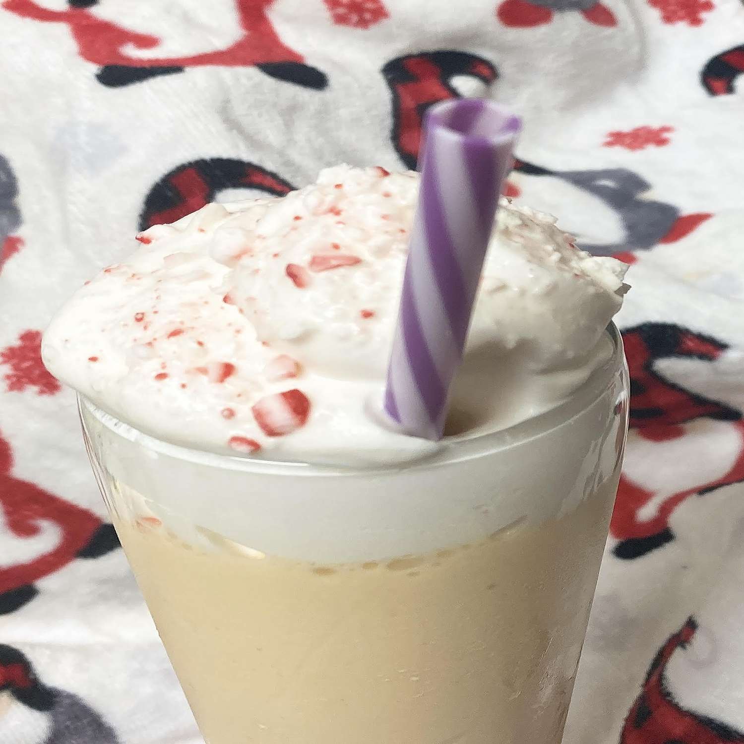 Peppermint Eggnog Milkshake Recipe