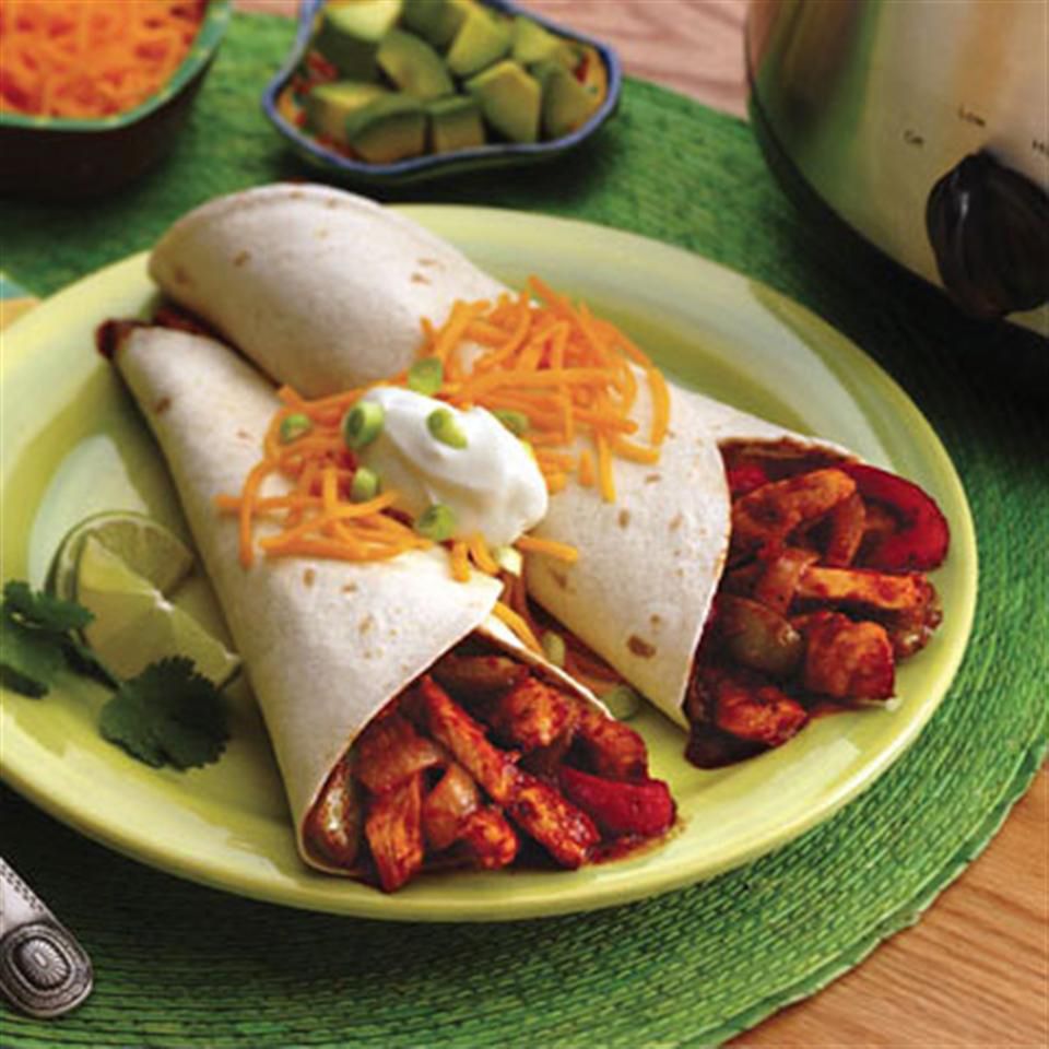 Karen's Slow Cooker Chicken Fajitas Recipe