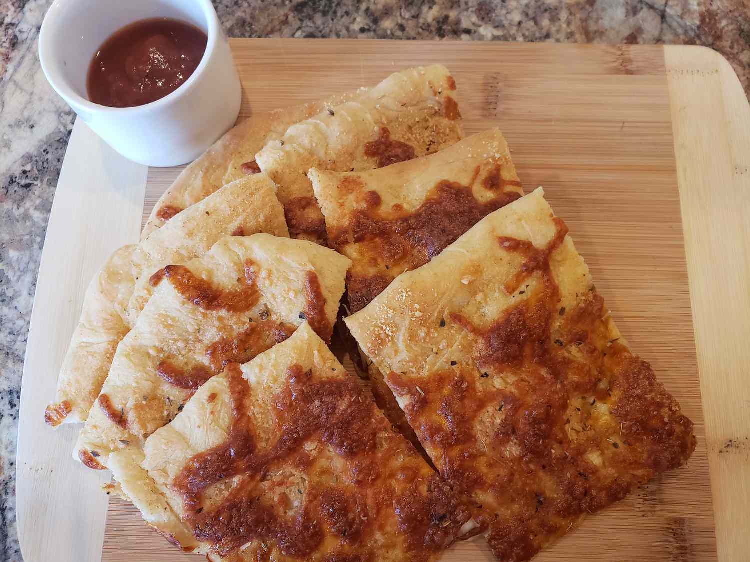 Garlic Cheese Flatbread Recipe