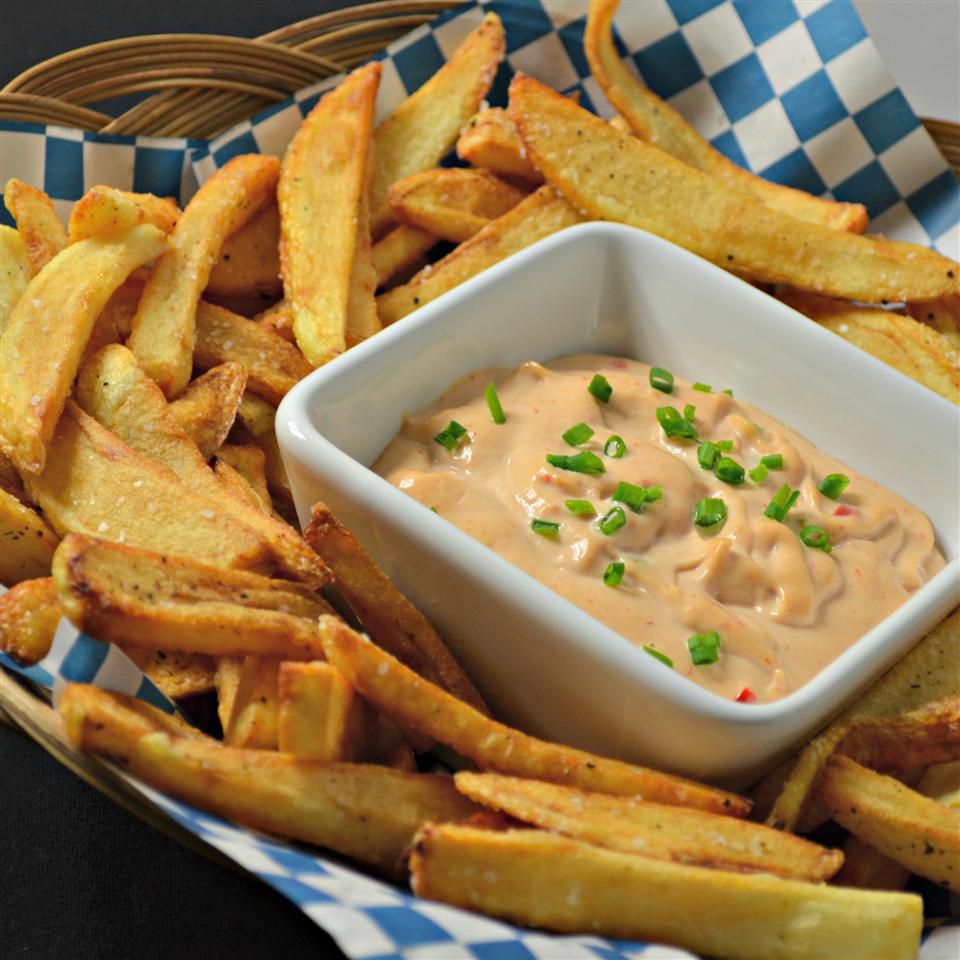 Flemish Frites - Belgian Fries with Andalouse Sauce Recipe