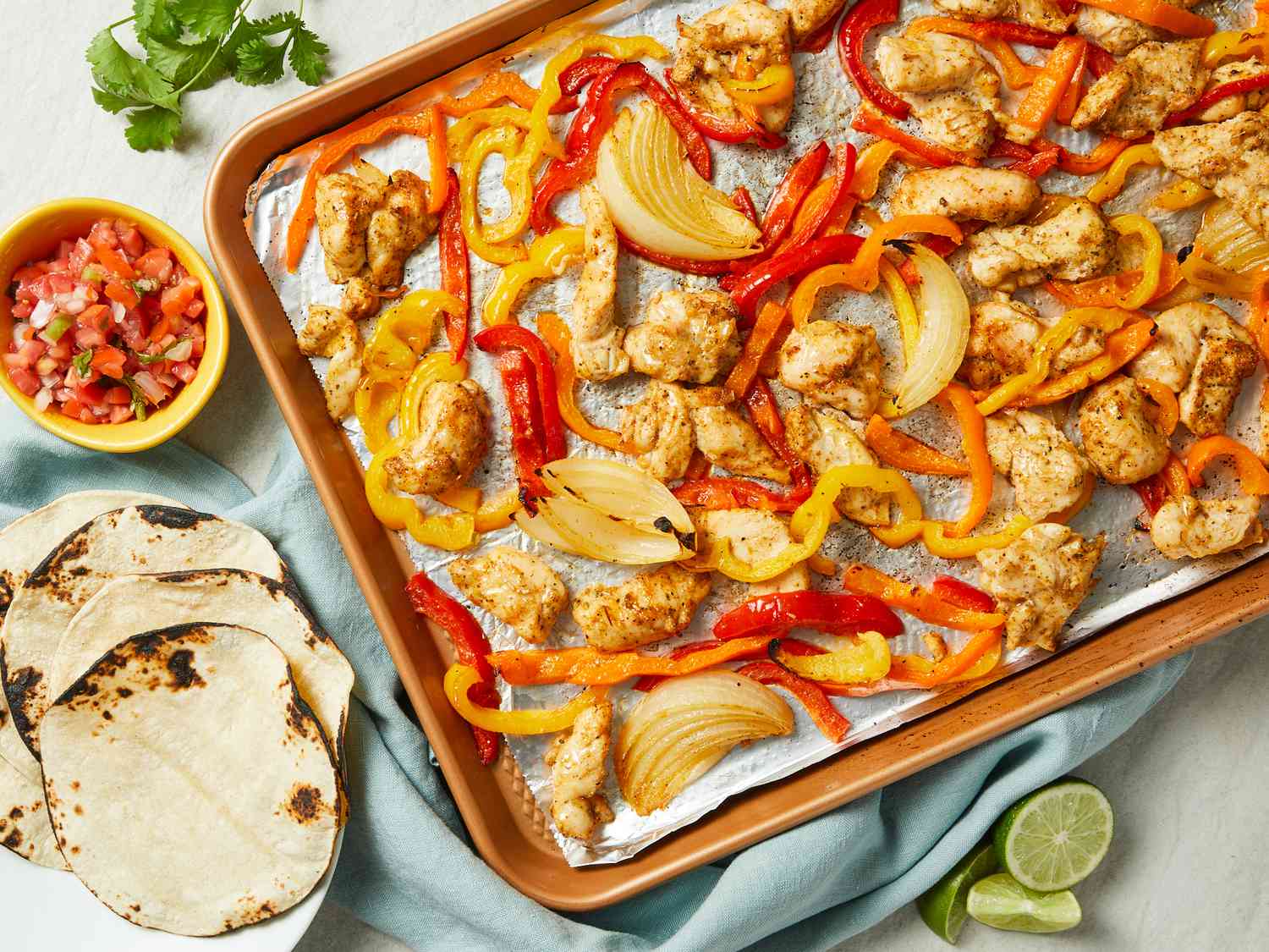 Sheet Pan Chicken Fajitas Recipe